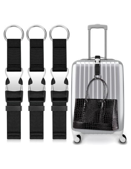 Correas de Equipaje Gripper Amylove 3 Pcs Nylon Ajustables