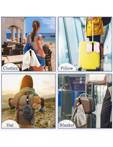 Correas de Equipaje Gripper Amylove 3 Pcs Nylon Ajustables