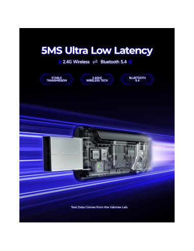 Auriculares Gaming Inalámbricos Valorise UG-08S 7.1 RGB 100H