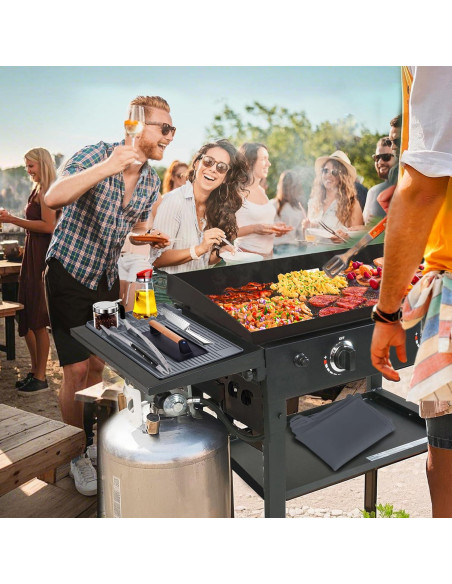 Cubierta de silicona para plancha Blackstone 22" gris