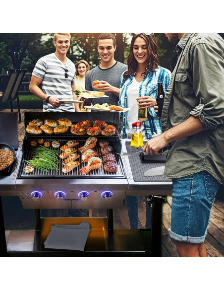 Cubierta de silicona para plancha Blackstone 22" gris