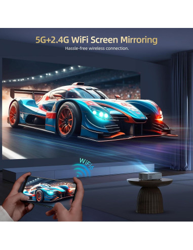 Proyector Inteligente OWNKNEW GC357 4K WiFi6 Bluetooth Dolby