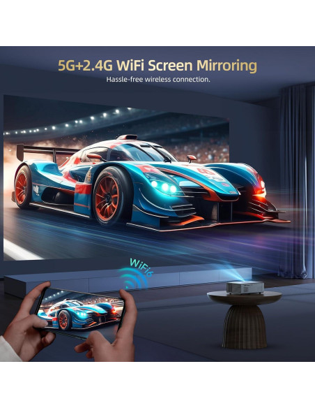 Proyector Inteligente OWNKNEW GC357 4K WiFi6 Bluetooth Dolby