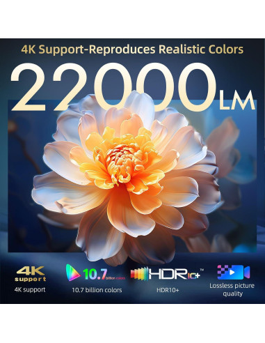 Proyector Inteligente OWNKNEW GC357 4K WiFi6 Bluetooth Dolby