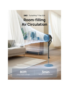 Ventilador de Pie Dreo DR-HPF006 Oscilante 80 25dB 3 Velocidades 2