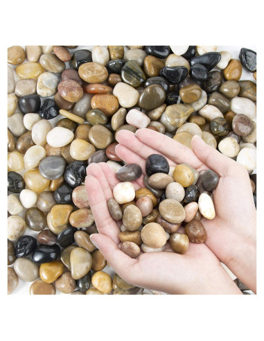 Grava Pulida OUPENG 0.91 KG Piedras Naturales Decorativas