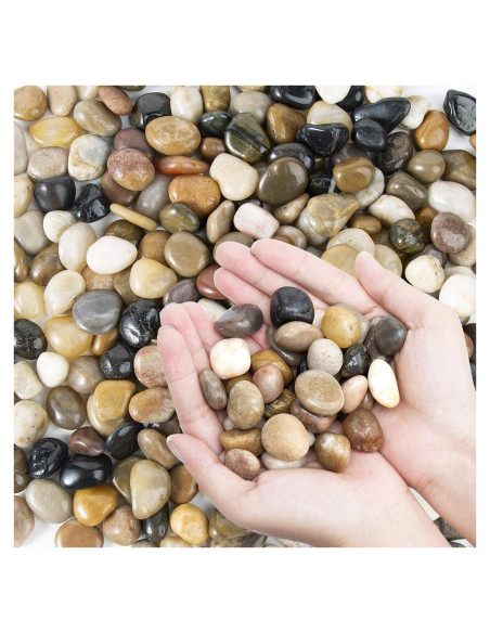Grava Pulida OUPENG 0.91 KG Piedras Naturales Decorativas