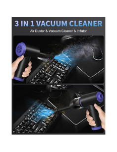 Soplador de Aire Comprimido CLEVAST 3 en 1 Inalámbrico LED 2