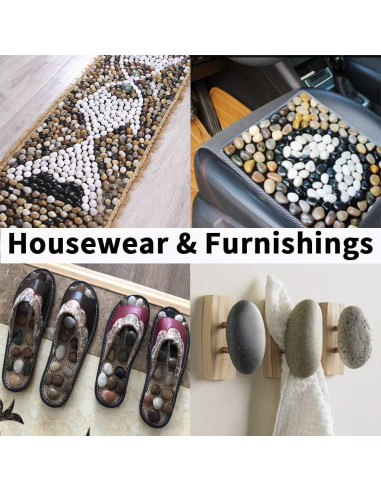 Grava Pulida OUPENG 0.91 KG Piedras Naturales Decorativas