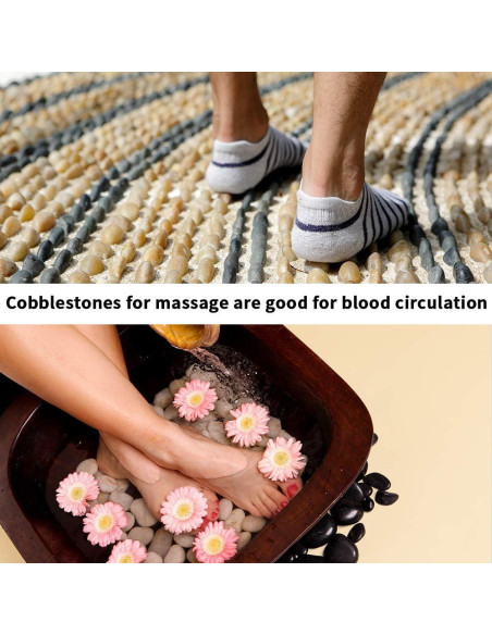 Grava Pulida OUPENG 0.91 KG Piedras Naturales Decorativas