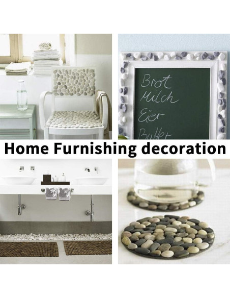 Grava Pulida OUPENG 0.91 KG Piedras Naturales Decorativas