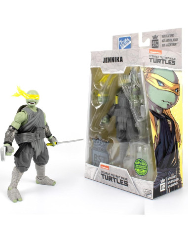 Figura de Acción Jennika TMNT 12.7 cm con Accesorios