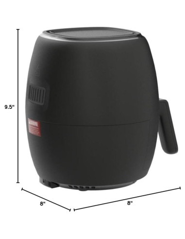 Freidora de Aire Chefman Pequeña 3.6 Qt Digital Antiadherente