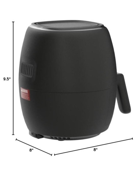 Freidora de Aire Chefman Pequeña 3.6 Qt Digital Antiadherente
