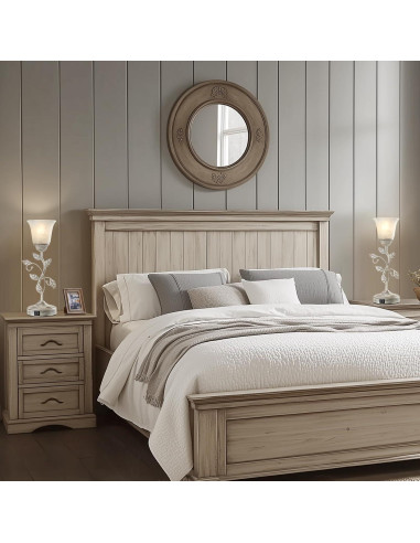 Juego de 2 Lámparas de Mesa RORIANO Retro con USB y LED