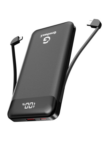 Cargador Portátil GrnOas.E 10000mAh 22.5W Carga Rápida con Cables
