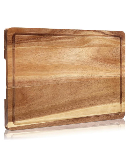 Tabla de Cortar XL de Madera de Acacia GAOMON 45.72x30.48 cm