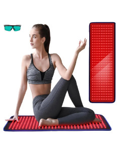 Alfombra de Terapia de Luz Roja Elfeye 80x29 cm 360 LEDs