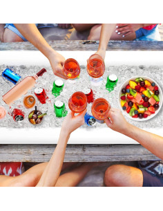 Barra de Servicio Inflable Jasonwell 131x62 cm Fiesta Tropical 2