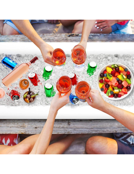 Barra de Servicio Inflable Jasonwell 131x62 cm Fiesta Tropical