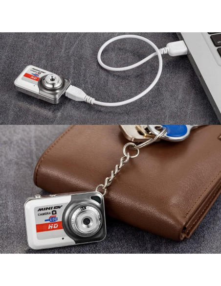 Cámara Digital Andoer X6 Compacta 1.3 MP Gris con 32 GB