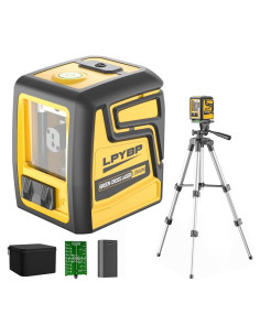 Nivel láser 360 LPYBP GN-2SET con trípode y batería recargable