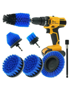 Juego de cepillos de limpieza para taladro Sayutie 7 piezas