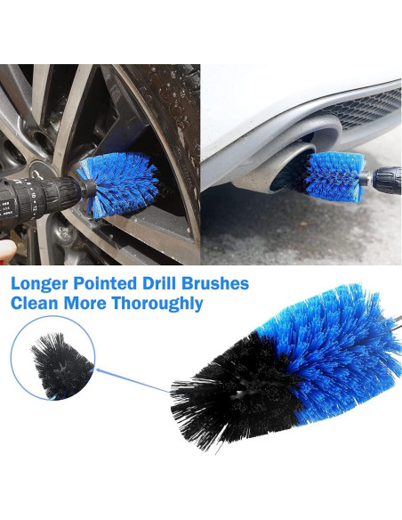 Juego de cepillos de limpieza para taladro Sayutie 7 piezas