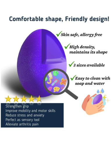 Pelotas Antiestrés The Friendly Swede - 3 Niveles de Resistencia