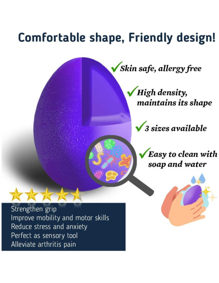 Pelotas Antiestrés The Friendly Swede - 3 Niveles de Resistencia