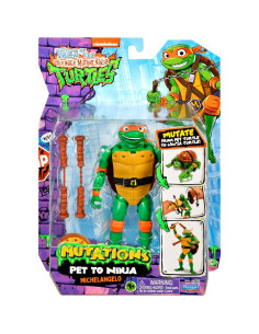 Figura Michelangelo Tortugas Ninja 13.97 cm Playmates Toys 2