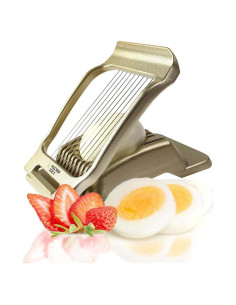 Cortador de Huevos Profesional Zoe's Kitchen Aluminio Dorado