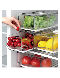 Contenedores de Almacenamiento bealy 2 Piezas con Drenaje