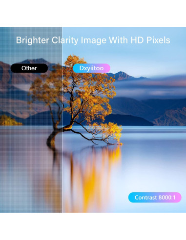 Proyector Bluetooth Full HD Dxyiitoo DX-201 12000LM DVD