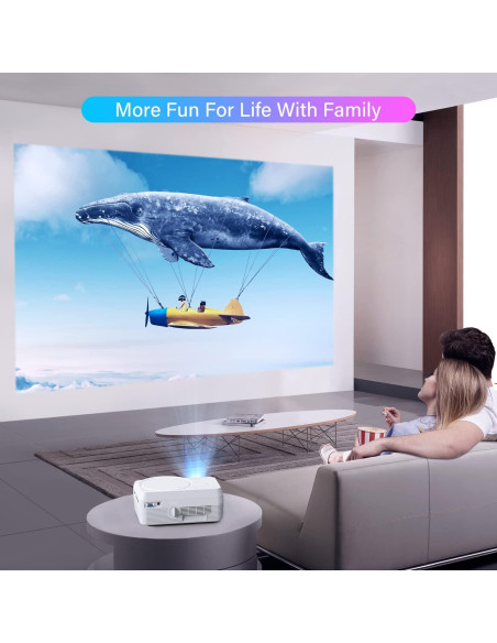 Proyector Bluetooth Full HD Dxyiitoo DX-201 12000LM DVD