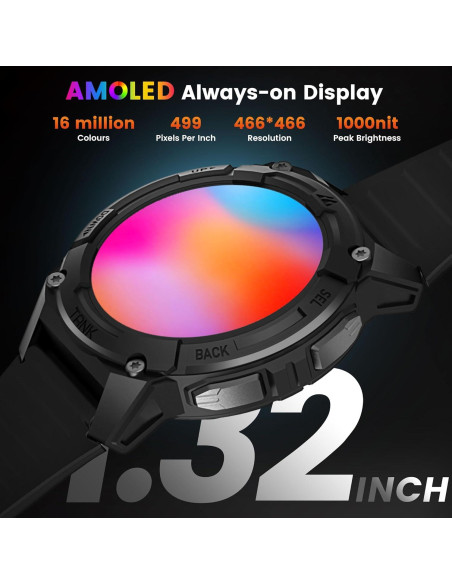 Reloj Inteligente KOSPET Tank S2 GPS 5ATM AMOLED 1.32" Reloj Inteligente KOSPET Tank S2 GPS 5ATM AMOLED 1.32"