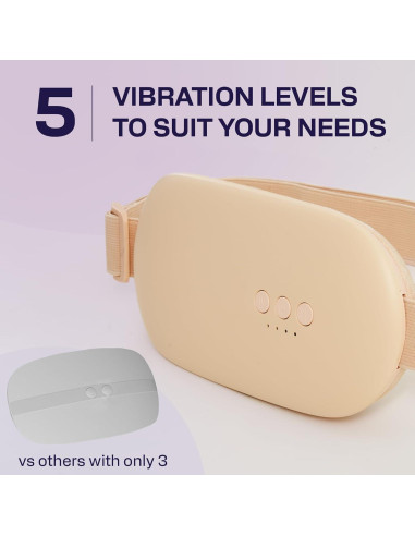 Almohadilla Calefactora Menstrual AWD Nude Inalámbrica 4 Niveles