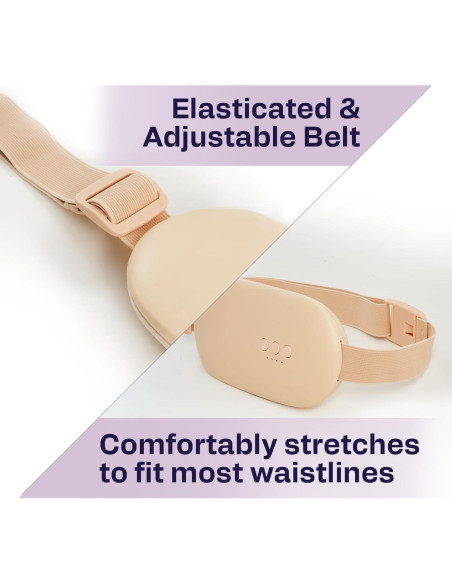 Almohadilla Calefactora Menstrual AWD Nude Inalámbrica 4 Niveles