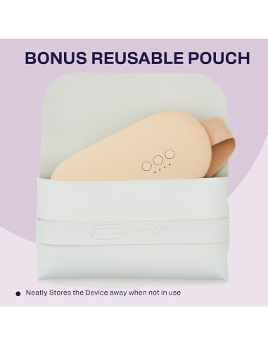 Almohadilla Calefactora Menstrual AWD Nude Inalámbrica 4 Niveles