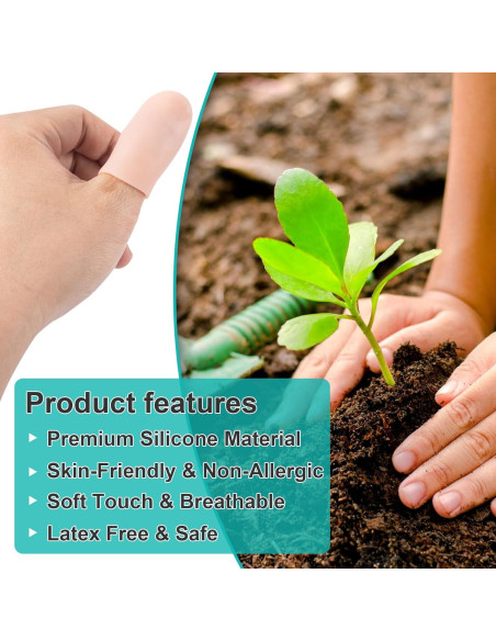 10 Protectores de Dedos de Silicona SmallCat - Alivio Artritis