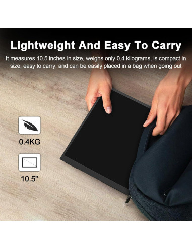 Monitor Portátil 10.5" Topmonitor 1920x1280 FHD 500nits