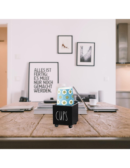 Dispensador de Tazas de Papel CHONIC Negro 3.7x4.5cm Farmhouse