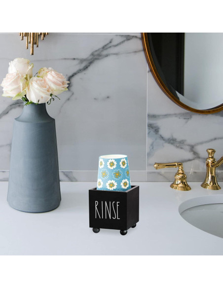 Dispensador de Tazas de Papel CHONIC Negro 3.7x4.5cm Farmhouse