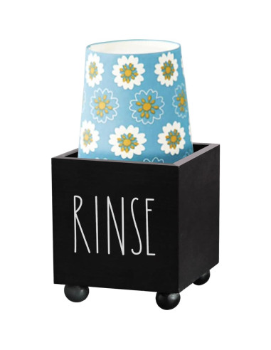 Dispensador de Tazas de Papel CHONIC Negro 3.7x4.5cm Farmhouse