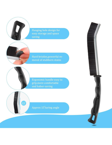 4 Cepillos de Limpieza WDRIGE para Grietas y Ranuras