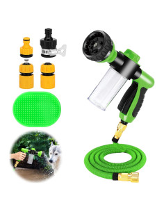 Conjunto de Baño para Mascotas Rypet 7 Piezas Verde