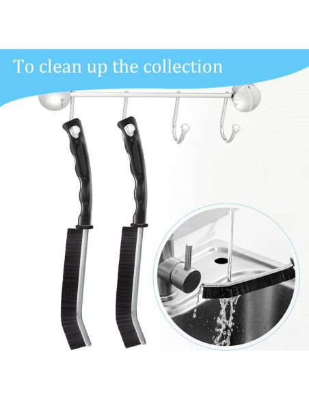 4 Cepillos de Limpieza WDRIGE para Grietas y Ranuras