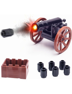 Cañón de Guerra Medieval 2 MaozyHomie - Juguete Educativo 2