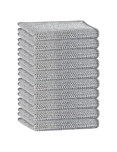 Paños de limpieza reutilizables Liuzouwin 10 piezas 19.9x19.9 cm