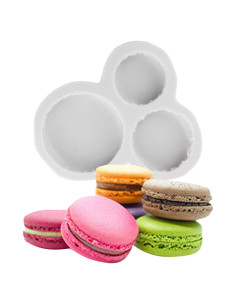 Molde de Silicona para Macaron 3D MINFEIDMS 8.1x7.3 cm